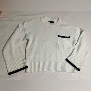 Sanctuary “Uptown Girl” White Knit Sweater